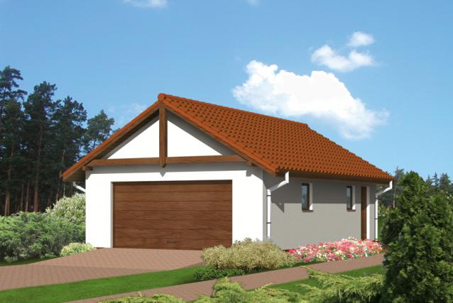 Гараж из кирпича 4х10 31 кв.м