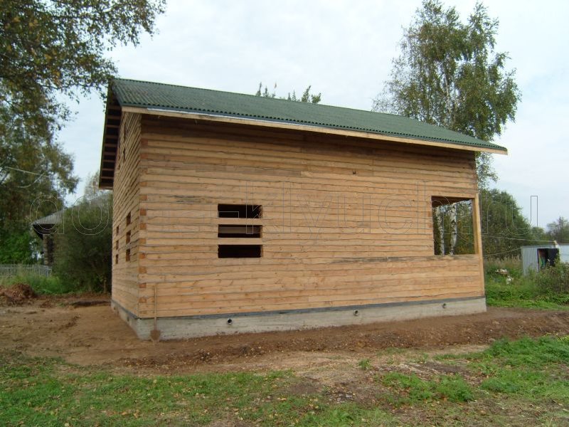 строительство деревянного дома из бруса 23 