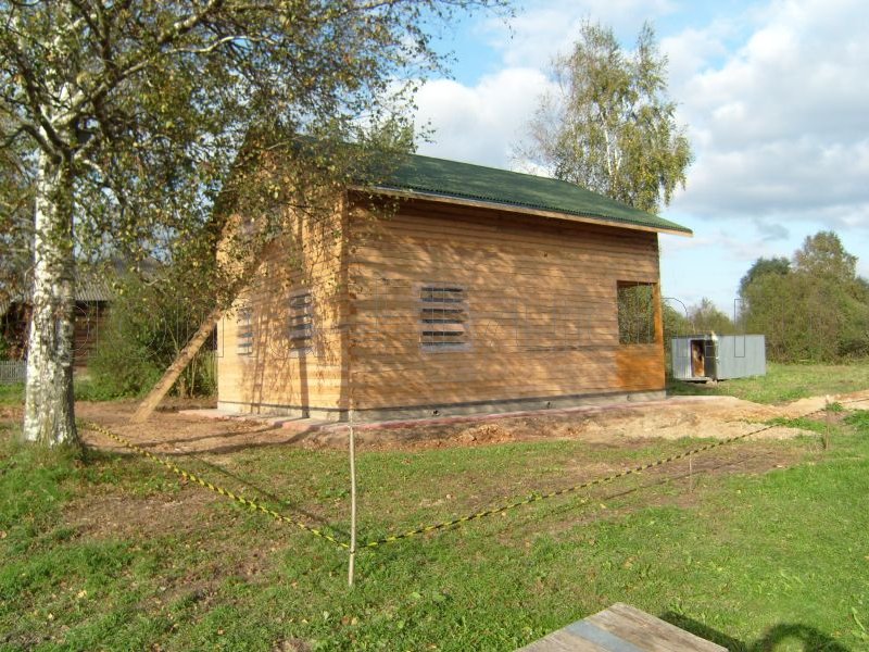 строительство деревянного дома из бруса 24