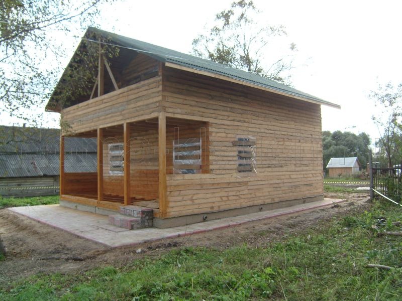 Наша цена строительства дома из бруса от 15000 руб. м2