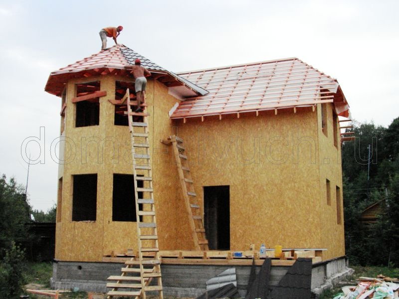 строительство дачных каркасных домов