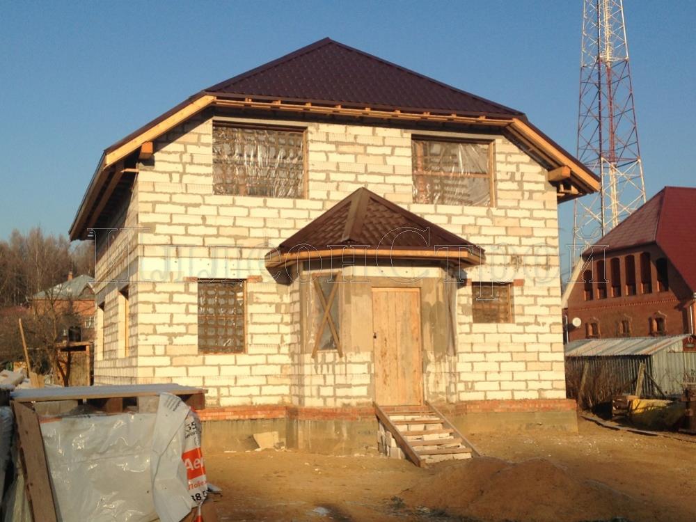 Вид готового дома построенного компанией ИллеонСтрой